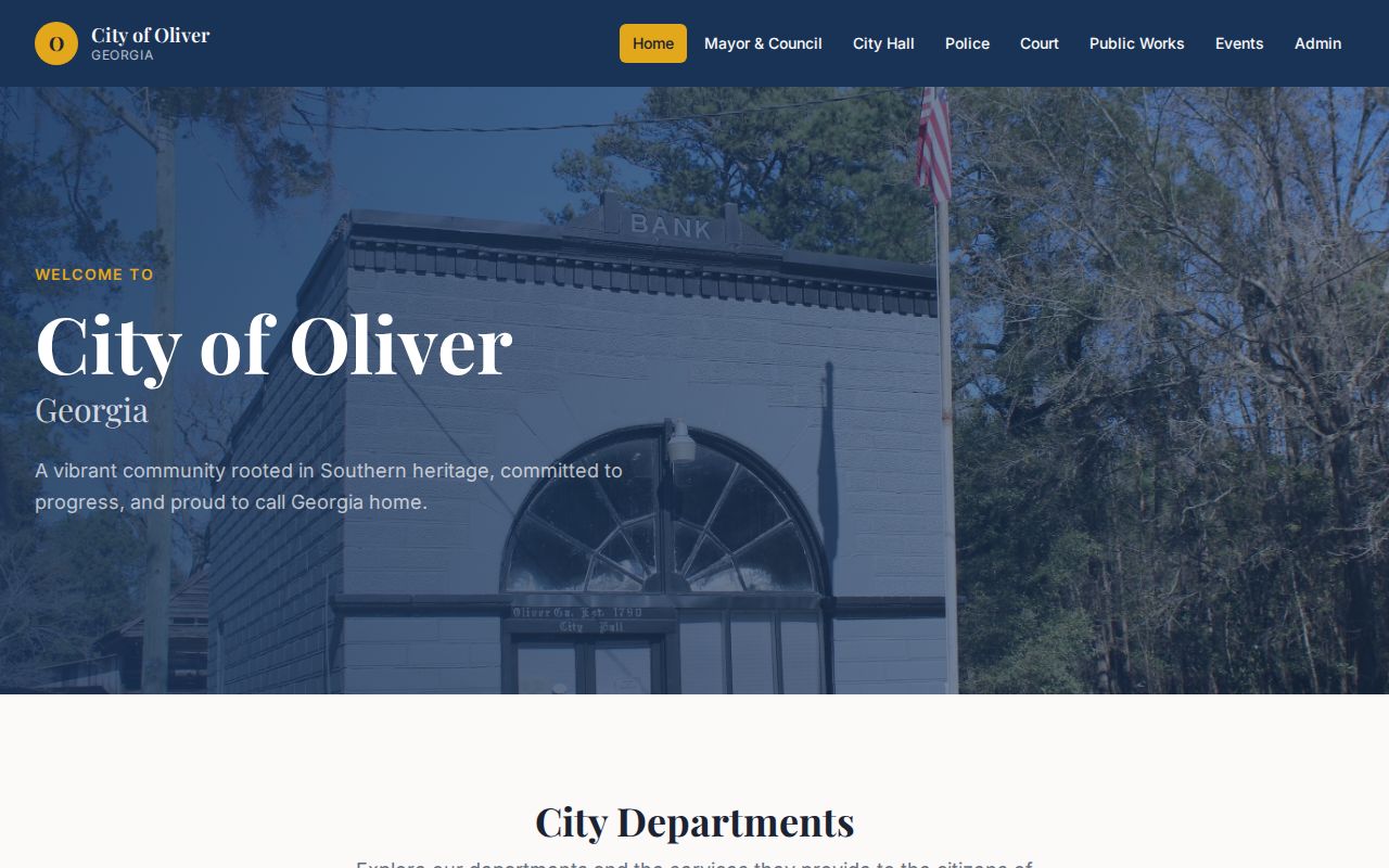 Oliver court docket official City of Oliver website